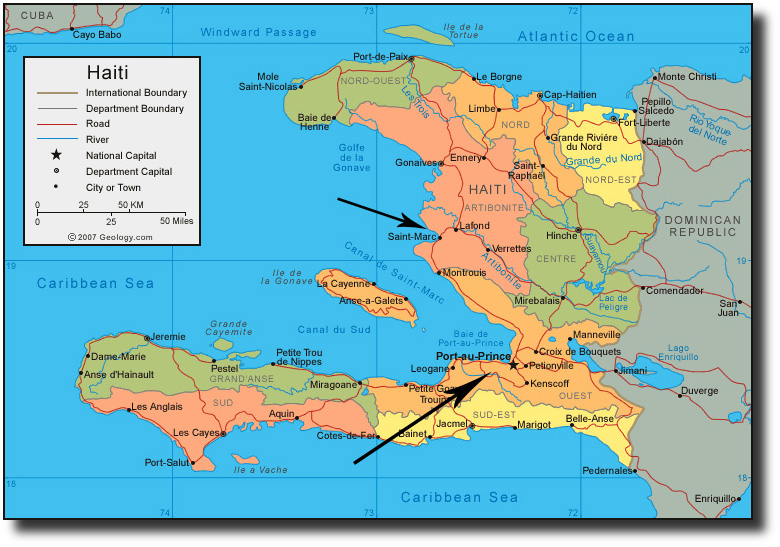 map of haiti earthquake 2010. Map Of Haiti Earthquake 2010 Pictures